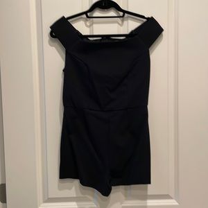 Romeo & Juliet Couture Black Romper, size medium